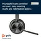 thumbnail image 4 of Auriculares Poly Voyager Focus 2 UC USB-A Bluetooth con micrófono, 4 of 7