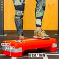 thumbnail image 2 of PRISP Adjustable Aerobic Stepper, 2 Height Levels (10/15cm - 4"/6") Exercise Step Platform for Home Gym and Fitness Training; 68 x 28cm, 2 of 9