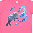 thumbnail image 4 of Inktastic Cute Narwhal 3rd Birthday Boys or Girls Toddler T-Shirt, 4 of 5