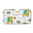 thumbnail image 7 of Goofa Dinosaur on Excavator Printed Car Windshield Sunshade,Foldable Reflective Sun Visor,UV Protection Heat Blocker Sunshade,Car Cooling Accessory-Medium, 7 of 7