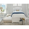 thumbnail image 5 of AFI Warren Twin Wood Platform Bed with Headboard Footboard & Twin Trundle, White, 5 of 15
