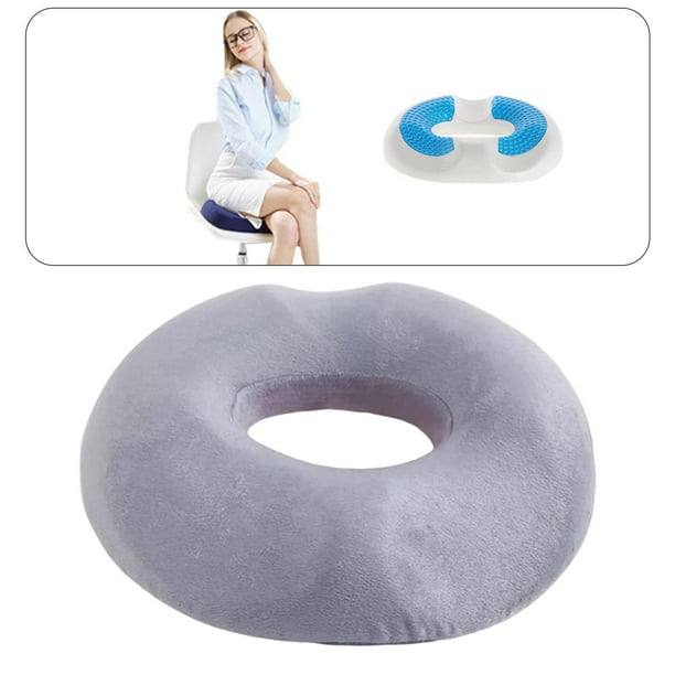 Almohada de dona suave para reducir el dolor de cóccix, aliviar la