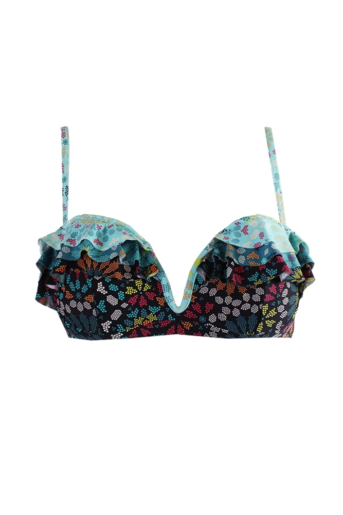 black rave bralette