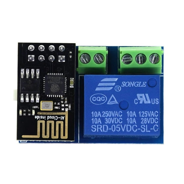 Acheter Module de relais WiFi ESP8266 ESP-01S 5V, commutateur de  télécommande pour maison intelligente, application de téléphone Arduino