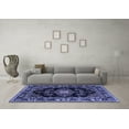 thumbnail image 3 of Ahgly Company Indoor Rectangle Persian Blue Traditional Area Rugs, 3' x 5', 3 of 4