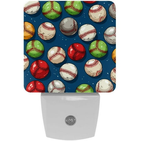 

Baseball LED Square Night Lights - Elegant and Energy Efficient Lighting Solutions for Every Room - for Bedrooms Bathrooms and Hallways