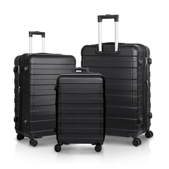 Wubio Luggage Set 3 Piece Expandable Suitcase Hardshell Lightweight 22.5"/26.3"/30"