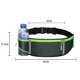 thumbnail image 2 of La cintura está equipada con 3 bolsillos con cremallera, rayas reflectantes, estantes de botellas, correas sin manos neutras, adecuadas para hacer ejercicio durante las fiestas deportivas., 2 of 5