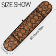 thumbnail image 3 of Dailycode Double Sided Oven Mitt with Loop Heat Resistant Kitchen Long Potholders 7" x 35" Folk Art Flowers, 3 of 6