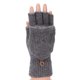 thumbnail image 3 of Guantes de medio dedo con solapa bordados, de invierno, resistentes al frío, cálidos, forrados con vellón, de lana gruesa y cálida, tejidos en jacquard, para parejas, 3 of 6