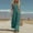 Green, variant on Linen Jumpsuit for Women Playsuits Wide Leg Dressy Pants Overall Ladies Summer Casual Dungarees Romper with Pockets Orange XXL