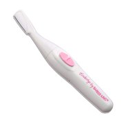Barber King - Tenderly Hair Removal System with Brush Woman's Trims Hairs Eyebrows Chin Face - White