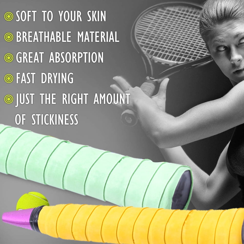 Lot D'Overgrips Antidérapants Pour Raquette De Tennis - Souple, Absorbent La Sueur (Neuf)