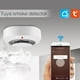 thumbnail image 3 of Detector de humo inteligente WiFi Tuya APP Push Fire detector de alarma de humo (blanco), 3 of 9
