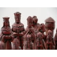 thumbnail image 5 of Berkeley Chess Camelot Ornamental Chess Set (cream and red, board not included), 5 of 5