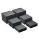 thumbnail image 5 of 6x soportes de exhibición elevadores de acrílico, cubo elevador de alimentos, elevador de Buffet anidado para cosméticos, plantas de postre, joyería y Negro, 5 of 8