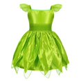thumbnail image 1 of Disney-disfraz de campanilla verde para niñas, vestido de fantasía de princesa de hadas, Cosplay de Navidad, fiesta de carnaval, 2023 Fivean unisex, 1 of 2