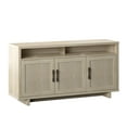 thumbnail image 2 of Twin Star Home TV Stand with Fabric Doors for TVs up to 60", Bishop Oak, 2 of 7