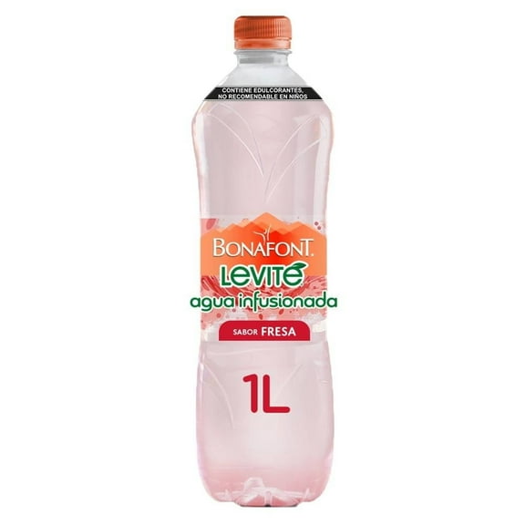 Agua infusionada Bonafont Levité toque de sabor fresa 1 l