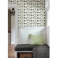 thumbnail image 3 of Marimekko Black Pieni Unikko Peel & Stick Wallpaper, 3 of 6