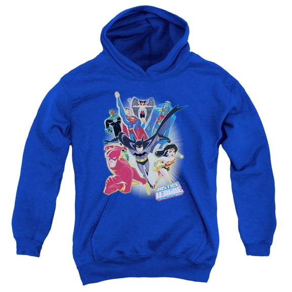 Jla - Unlimited - Youth Hooded Sweatshirt - Small