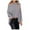 Gray, variant on Women Oversized Sweaters, Women's Off Shoulder Long Batwing Sleeve Loose Pullover Sweater Knit Jumper Tunics Top