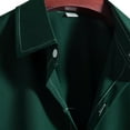 thumbnail image 3 of TAIAOJING Men Casual Shirts For Summer Solid Color Turndown Collar Short Sleeve Button Down Blouse Shirt, 3 of 5