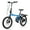 Blue, variant on Zukka 20" Folding Bike for Adults,Shimano 7-Speed Lightweight City Commuter Bicycle,White