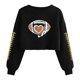 thumbnail image 3 of TaTaai Women Baseball Print Fashion Loose Casual Long Sleeve T Shirt Crew Neck Pullover Sports Sweatshirt Top for Daily Street Wear Gift, 3 of 5