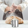 thumbnail image 6 of Stainless Steel Measuring Cup With Handle Unbreakable Liquid Measurement Kitchen Tool Coffee Tea Cup For Baking And Cooking 350ml, 6 of 7