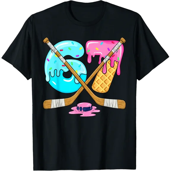 67 Ice Cream Drip Hockey Six Seven 6 7 Meme Sport Lover T-Shirt All Size S-5Xl