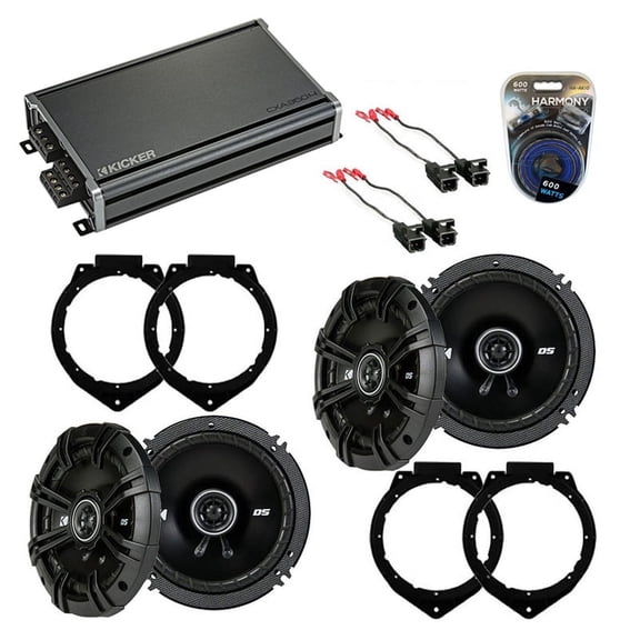 Fits GMC Yukon XL 2001-2002 Factory Speaker Upgrade Kicker DSC5 DSC65 & CXA360.4