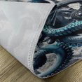 thumbnail image 4 of Ambesonne Blue Place Mats Set of 4, Nautical Sailors Nightmare Art, Standard Size, Dark Blue Grey and Ivory, 4 of 5