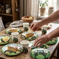 thumbnail image 6 of 96Pcs Tractor Birthday Party Plates Napkins Cups Tableware Set, Tractor Birthday Party Decorations Supplies for Kids, Disposable Paper Green Farm Dinnerware Party Decor Serves 24, 6 of 6