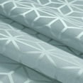 thumbnail image 2 of Safdie & Co. Curtain Woven Blackout 54X84L Aqua Geo, 2 of 2