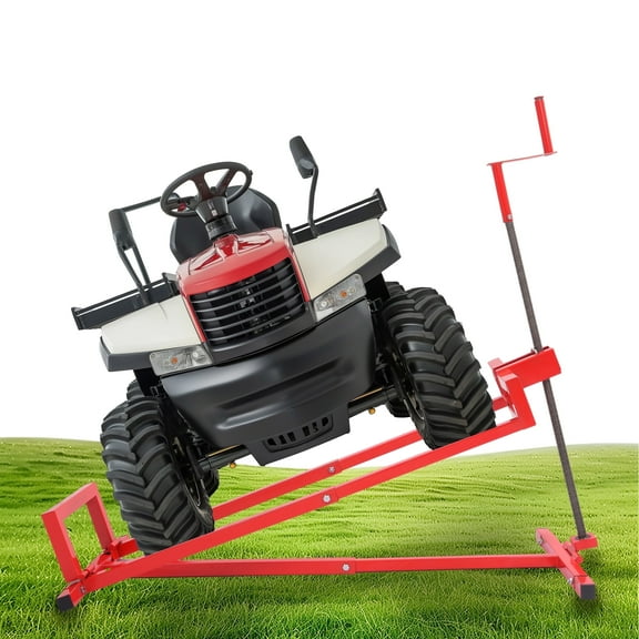 Kojem Lawn Mower Lift Jack 882LBS Adjustable Telescopic Maintenance Jack for Ride-On Mowers & Garden Tractors