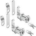 thumbnail image 1 of Cerraduras de gabinete con llaves con llave igual, cerradura de leva de 1-3/8 pulgadas de largo, archivos seguros, cajones, buzón, caja de herramientas de almacenamiento para RV, juego de repuesto de, 1 of 7