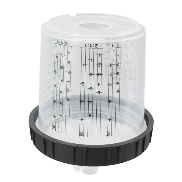 Amonsee Disposable Paint Spray Cup Plastic Spray Paint Mixing Cup with Lids Painting Supplie