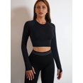 thumbnail image 2 of Seamless Fitness Sportswear Set - Top and Leggings Combo, 2 of 4