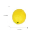 thumbnail image 4 of Ke1Clo Lifelike Artificial Lemon Set, Simulation Yellow Fruit Decor with Realistic Details, 10pcs Fake Lemons for Kitchen Party Wedding Home Decoration, 4 of 7