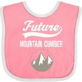 thumbnail image 3 of Inktastic Future Mountain Climber Hiking Boys or Girls Baby Bib, 3 of 4