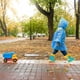 thumbnail image 3 of Botas de lluvia para niños pequeños, botas de lluvia impermeables y livianas para niños pequeños y grandes, con forro cálido suave extraíble y fácil de poner, 3 of 8