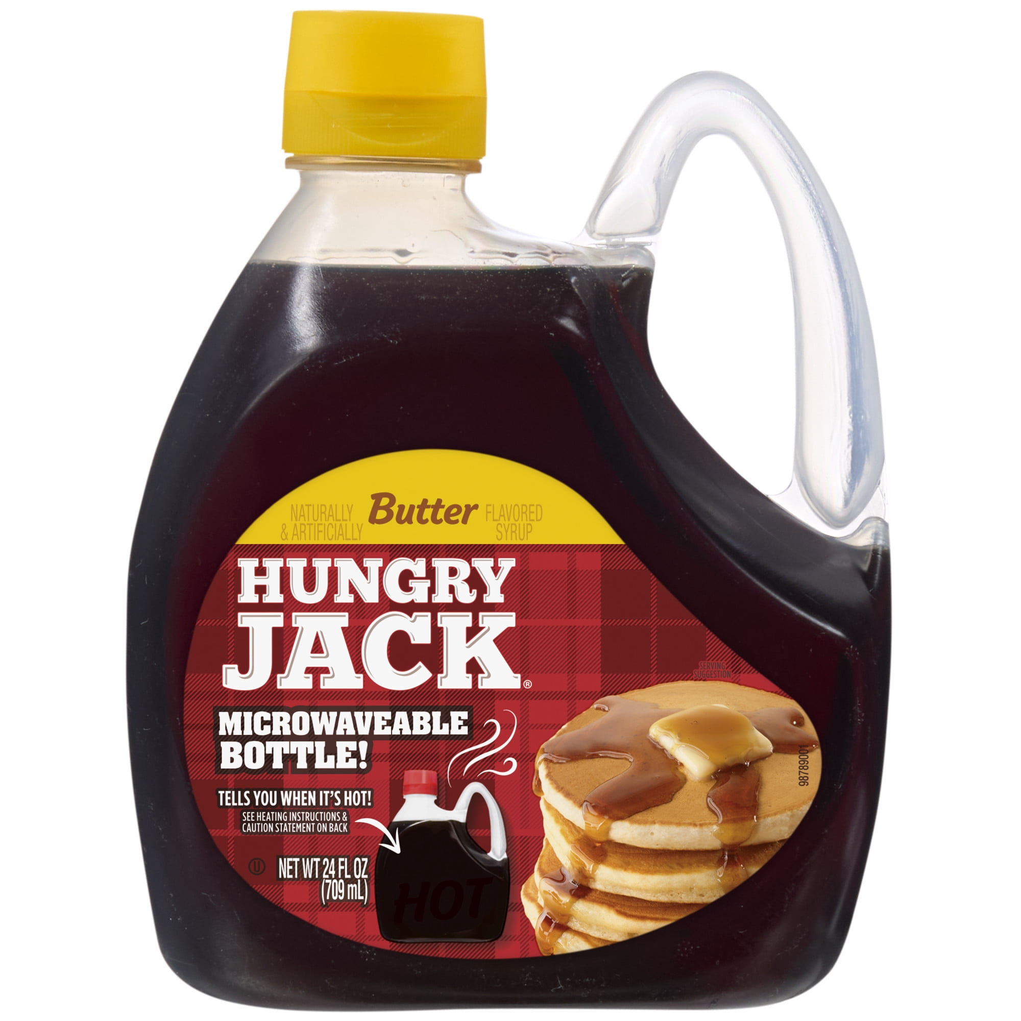 (3 pack) Hungry Jack Butter Syrup, 24.0 Fl oz Bottle