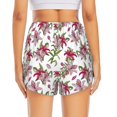 thumbnail image 4 of Goofa Lilies Flowers Printed Women 2 in 1 Running Shorts,Quick Dry Athletic Workout Shorts,High Waisted Athletic Shorts with Liner Pockets-XX-Large, 4 of 9