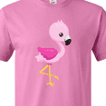 thumbnail image 4 of Inktastic Cute Flamingo, Baby Flamingo, Pink Flamingo T-Shirt, 4 of 5