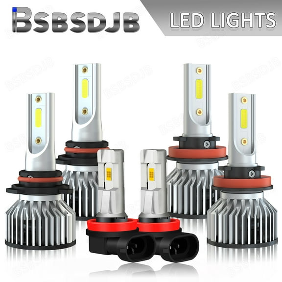 For Mazda 3 2010 2011 2012 2013 LED Headlight High/Low Beam   Fog Light Bulbs