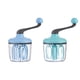 thumbnail image 3 of Batidor de huevos ergonómico de mano Ahorro de trabajo manual Agitador de mano Crema Espuma de leche Batidor Agitador Utensilio para hornear Accesorio de cocina Azul Eigraketly HA009635-01B, 3 of 6