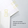 thumbnail image 4 of Clips de Papel con Forma de Hueso de Perro 100 Uds Bonitos Clips Metálicos Ligeros para Marcapáginas Divertidos Clips de Papel para Organizar Documentos ANGGREK  Otros, 4 of 8
