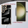 thumbnail image 6 of Compatible with Samsung Galaxy S23 Ultra 5G 2023 Smartphone Case [Ultra Thin Slim] [Flexible Soft TPU] Silicone Shockproof Protective Waterproof Phone Case Cover-Black, 6 of 7