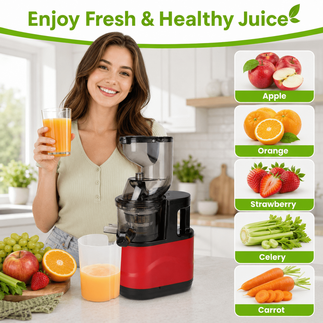 Cold Press Juicer Machine